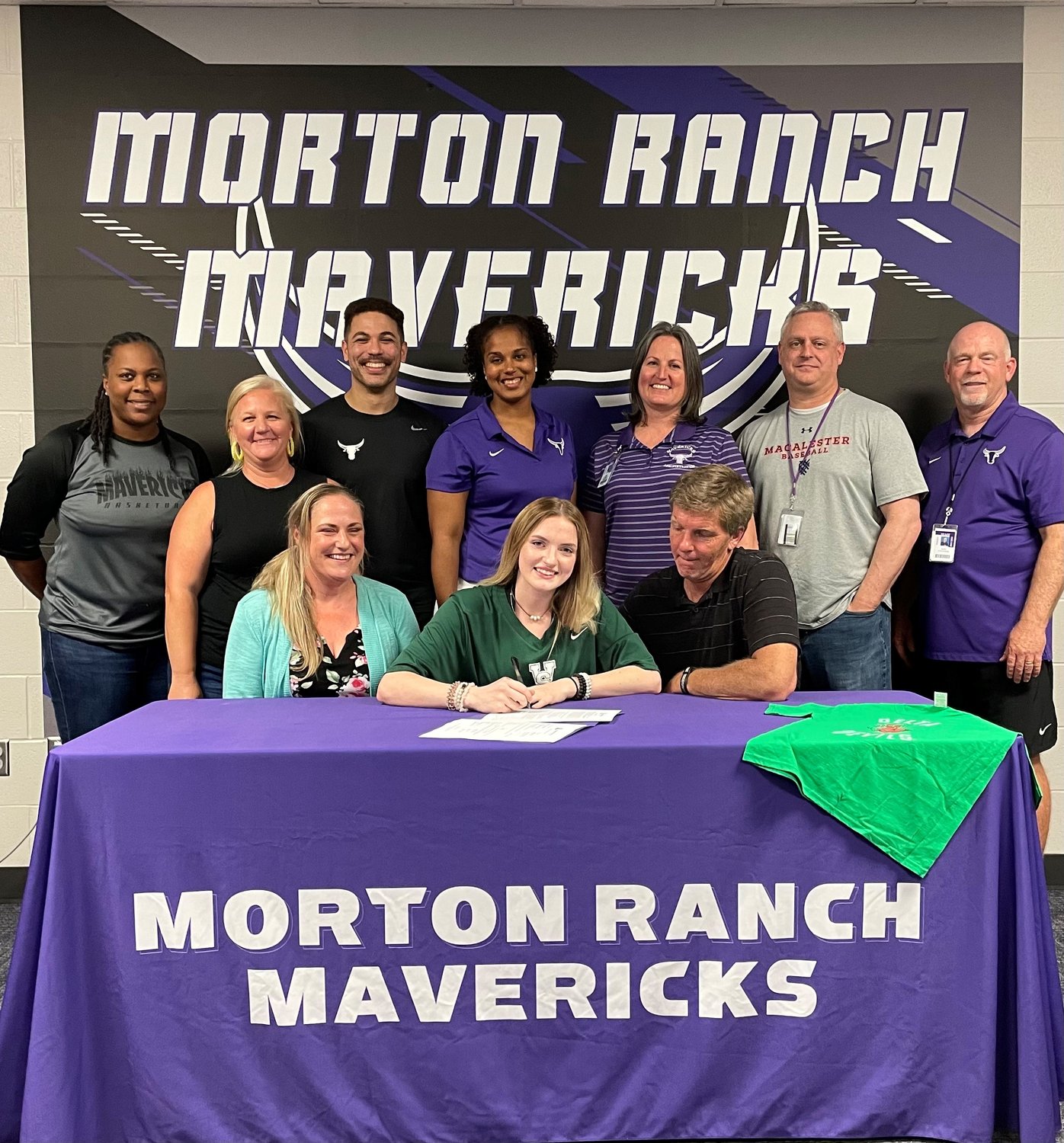 Morton Ranch's Mallory Lamport signed to play volleyball at Mississippi Valley State University.